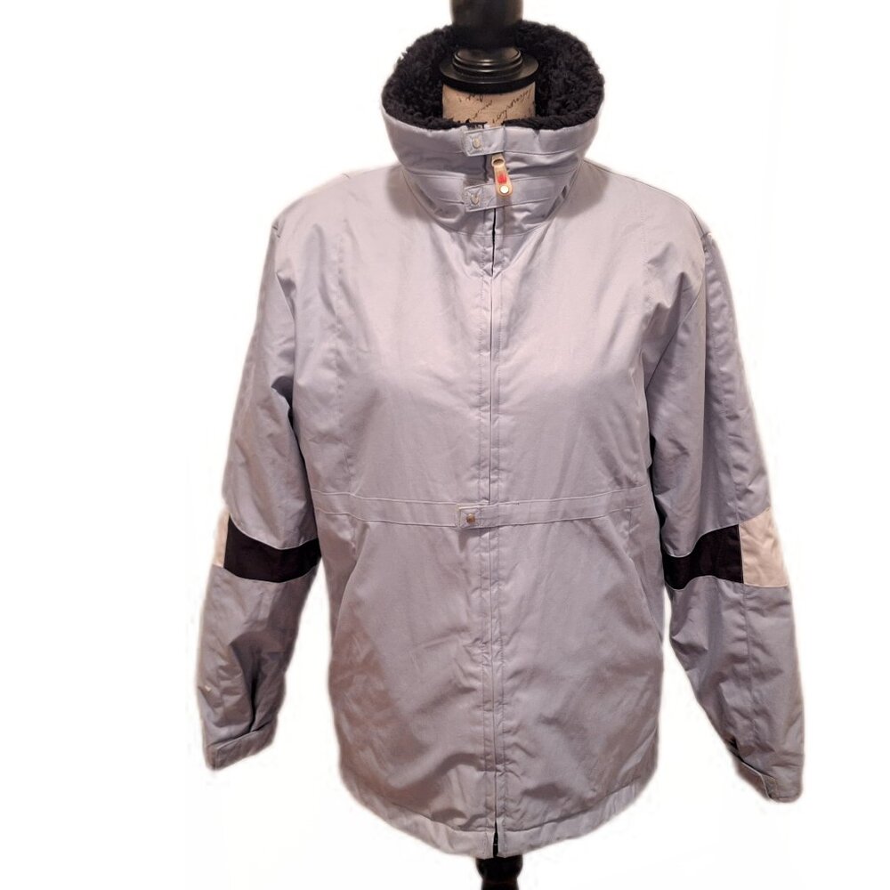 Vintage 90s Womens‎ Snowboarding Jacket Medium Blue Kemper Ski Snow Winter